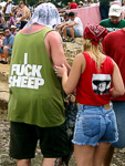 Seen at the Willie Nelson Picnic on July 5, 2003 outside of Austin, Texas