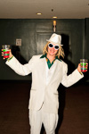 On New Year's Eve you don't have to be Tom Wolfe to wear a white suit (or pass the The Electric Kool-Aid Acid Test). Seen at Furthur's NYE 2009-2010 show at San Francisco's Bill Graham Civic, San Francisco, CA