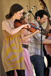 Brittany Haas of Crooked Still performs at Bluegrass for the Greenbelt in Oakland, CA.