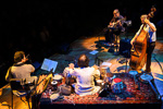 Bela Fleck, Zakir Hussain & Edgar Meyer with Rakesh Chaurasia at SFJAZZ in San Francisco on 2013-11-19