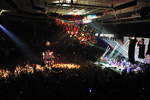 Further performs 'Not Fade Away' during the balloon drop for Phil's 70th Birthday show at the Bill Graham Civic, San Francisco, CA.