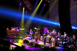 Colorful stage lighting for 'Playing in the Band' during Phil's 70th Birthday show at the Bill Graham Civic Auditorium San Francisco, CA.