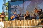 Laurie Lewis with Alice Gerrard and Della Mae at Hardly Strictly Bluegrass 2025 in San Francisco on October 4, 2025