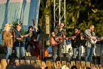 Photos of Steve Earle with Emmylou Harris at Hardly Strictly Bluegrass 2025 in San Francisco on October 4, 2025