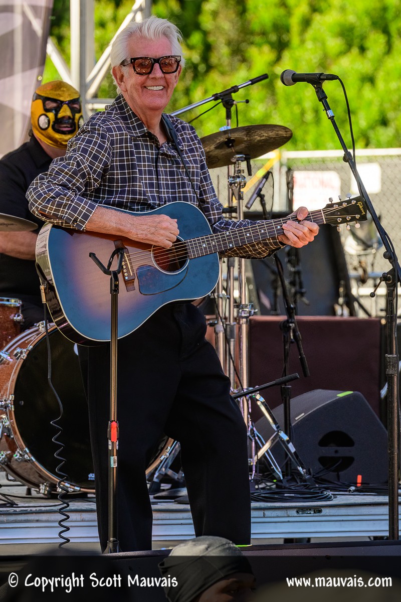 Nick Lowe and Los Straighjackets performs at Hardly Strictly Bluegrass 2025