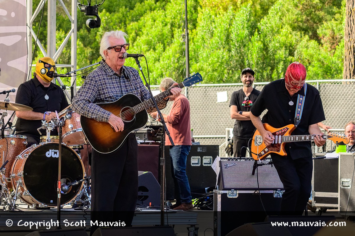 Nick Lowe and Los Straighjackets performs at Hardly Strictly Bluegrass 2025