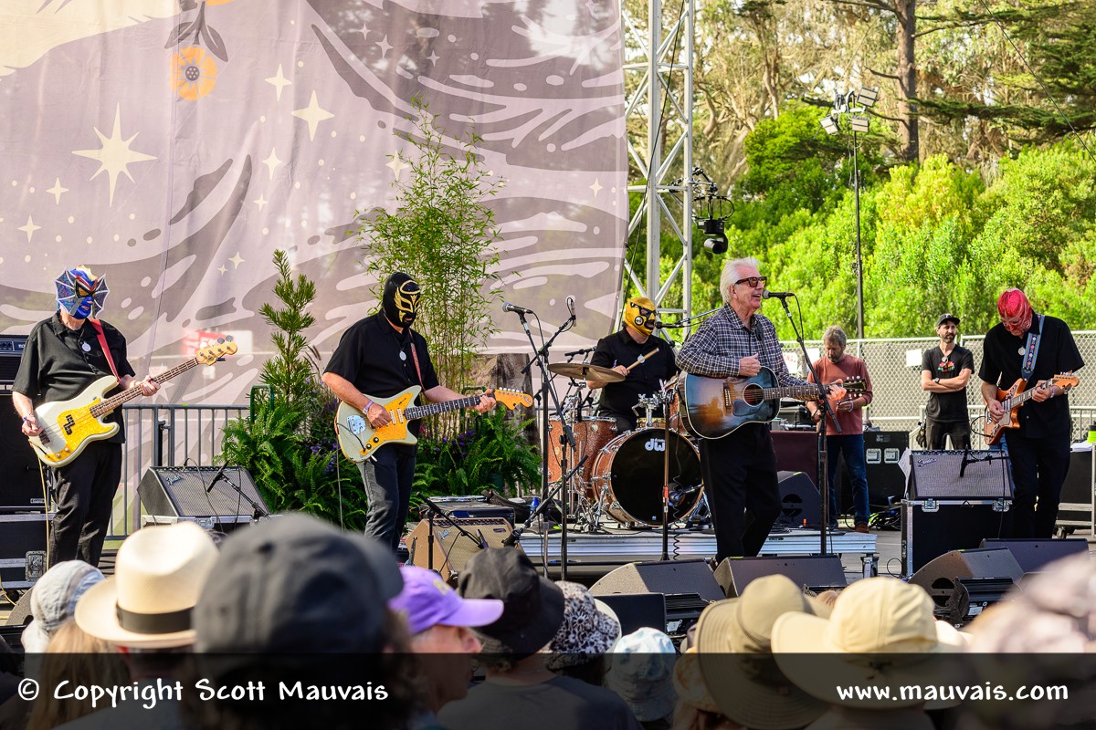 Nick Lowe and Los Straighjackets performs at Hardly Strictly Bluegrass 2025