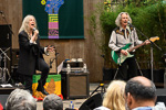 Patti Smith and Lenny Kaye at the Stern Grove Festival in San Francisco on August 13, 2023