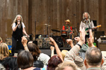 Patti Smith and Lenny Kaye at the Stern Grove Festival in San Francisco on August 13, 2023