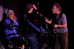 I love John Molo’s reaction as Phil and Bob chat between songs. Phil Lesh, Bob Weir, and John Molo  performed in a trio between the Phil and Friends and Ratdog sets New Year’s Eve 2008.