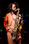 Theon Cross performs on 2023-10-29 at SJAZZ in San Francisco, CA