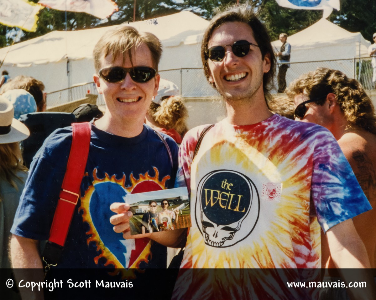Photo-in-a-Photo: The Shirts | Jerry Garcia Memorial | 9/13/1995 