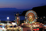 The last day of the Pacifica Carnival. The sky finally got dark enough to take this shot right before they closed.