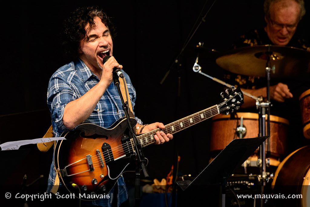 John Oates and Chuck Hamilton at The Waybacks Hillside Album Hour 2016 performance of The Best of the Eagles at MerleFest on 2016-04-30