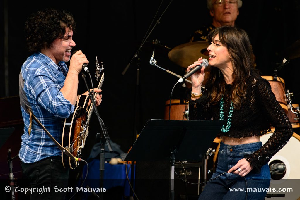 John Oates, Nicki Bluhm, Chuck and Hamilton at The Waybacks Hillside Album Hour 2016 performance of The Best of the Eagles at MerleFest on 2016-04-30