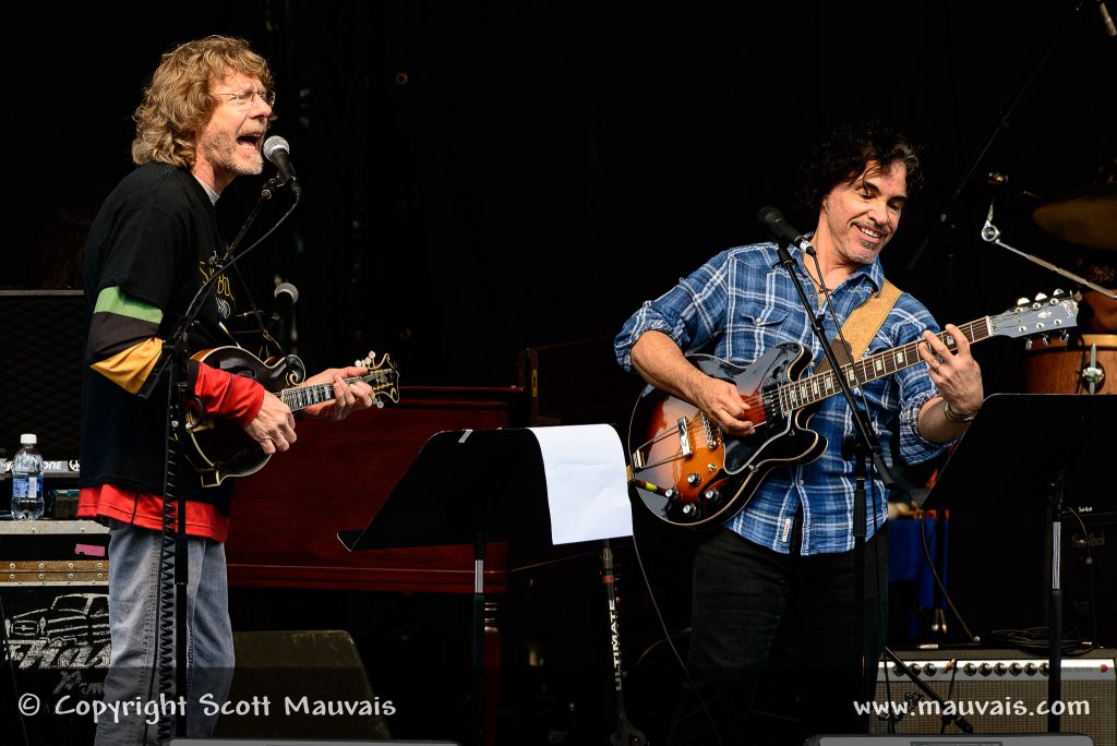 Sam Bush and John Oates join The Waybacks Hillside Album Hour 2016 performance of The Best of the Eagles at MerleFest on 2016-04-30