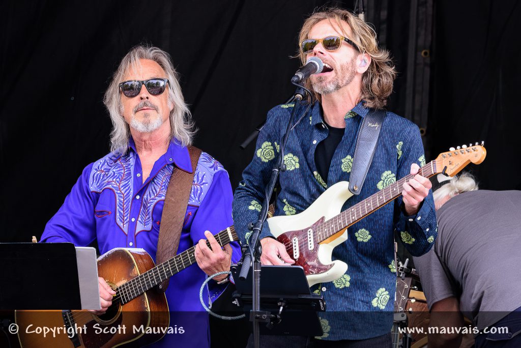 Jim Lauderdale and James Nash  at The Waybacks Hillside Album Hour 2022 performance of Working Man's Dead at MerleFest on 2022-04-30