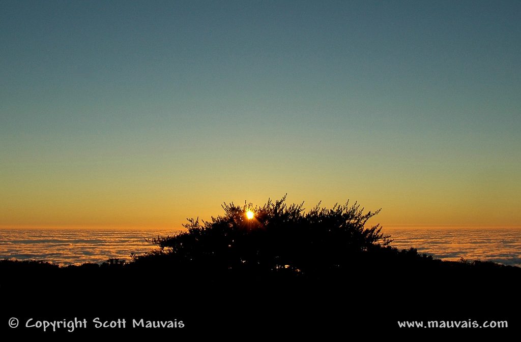 Sunsetting over the Pacifica Ocean from the top of Montara Mountain, Pacifica, CA.